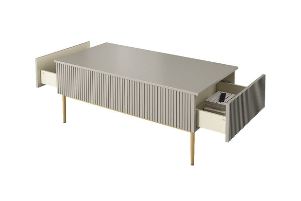 Set mobili soggiorno Nicole Grande Crema, 4 pezzi (8)