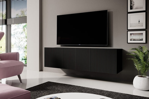 Set mobili soggiorno Nicole Grande Nero, 4 pezzi (2)