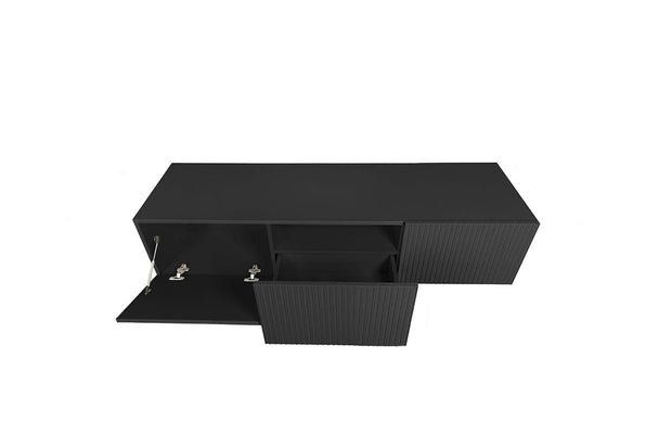 Set mobili soggiorno Nicole Grande Nero, 4 pezzi (11)