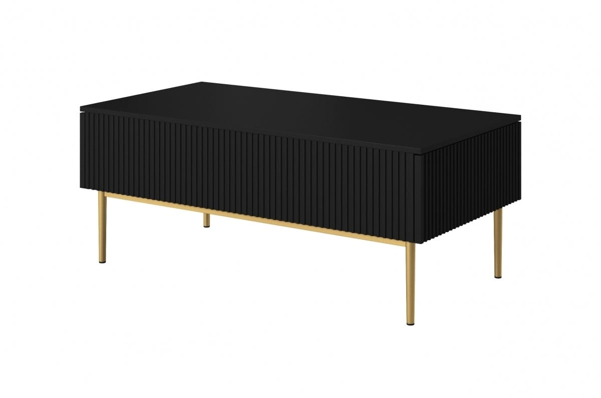 Set mobili soggiorno Nicole Grande Nero, 4 pezzi (4)