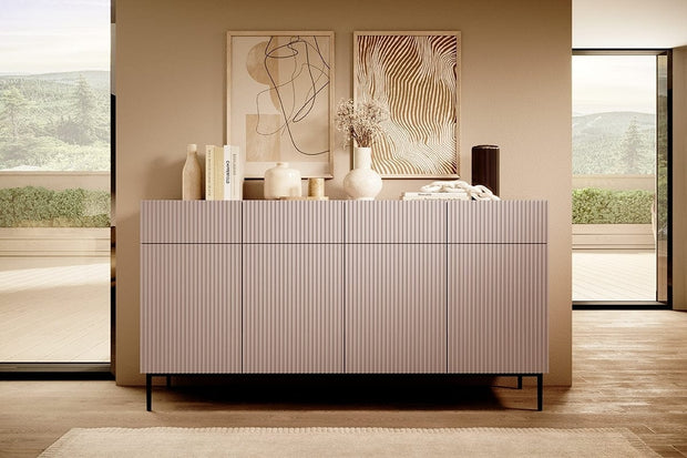 Set mobili soggiorno Nicole Grande Rosa, 4 pezzi (2)