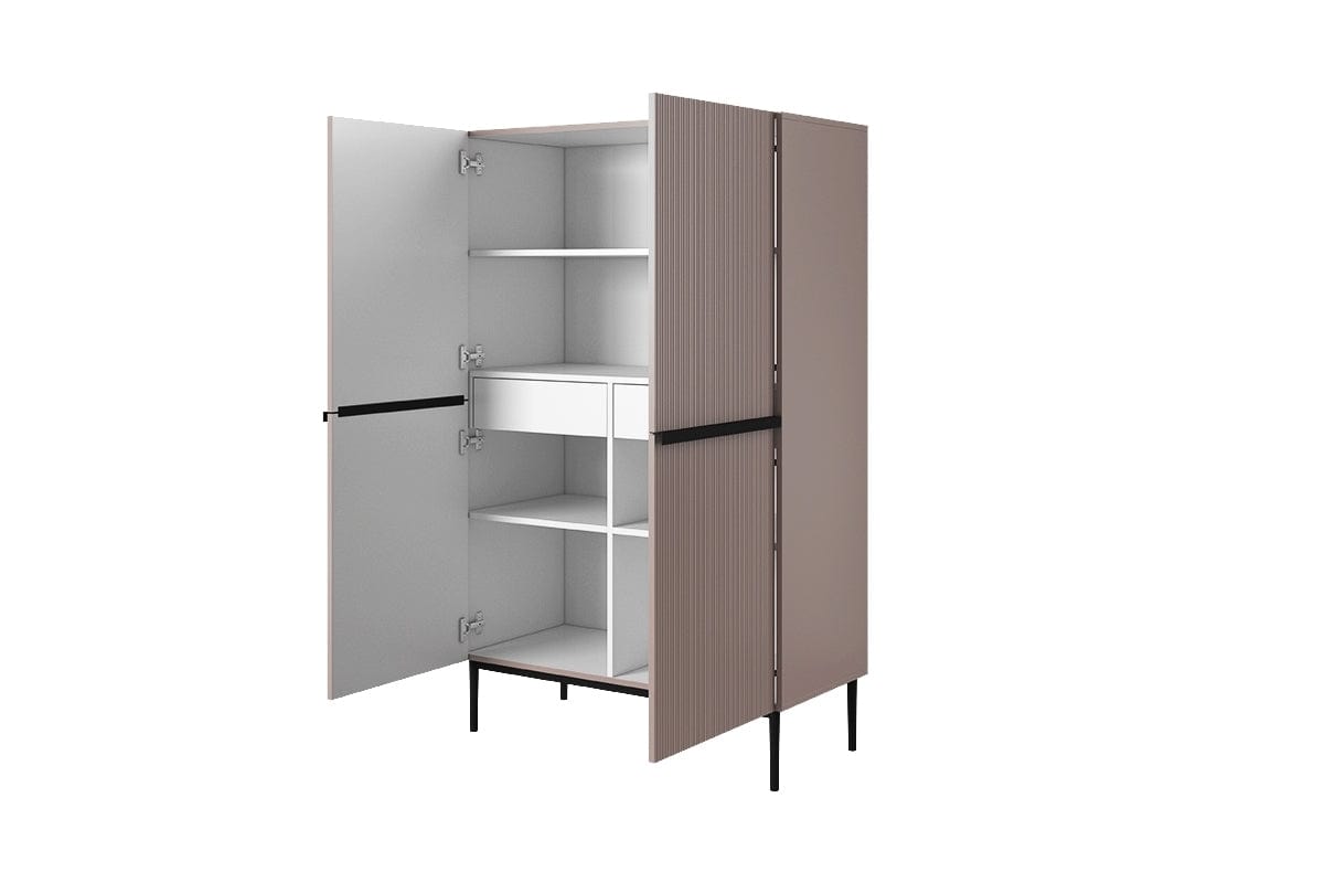 Set mobili soggiorno Nicole Grande Rosa, 4 pezzi (8)