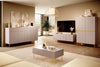 Set mobili soggiorno Nicole Grande Rosa, 4 pezzi