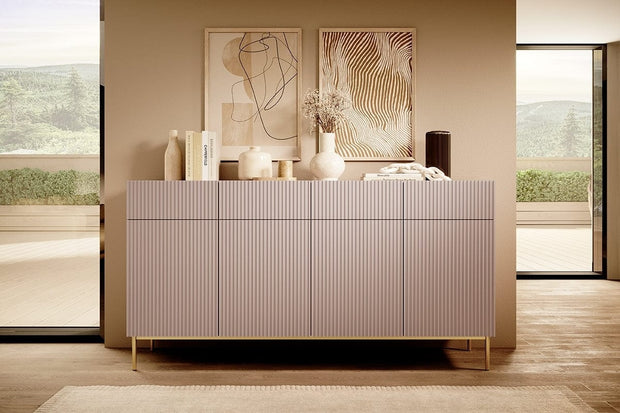 Set mobili soggiorno Nicole Grande Rosa, 4 pezzi (7)