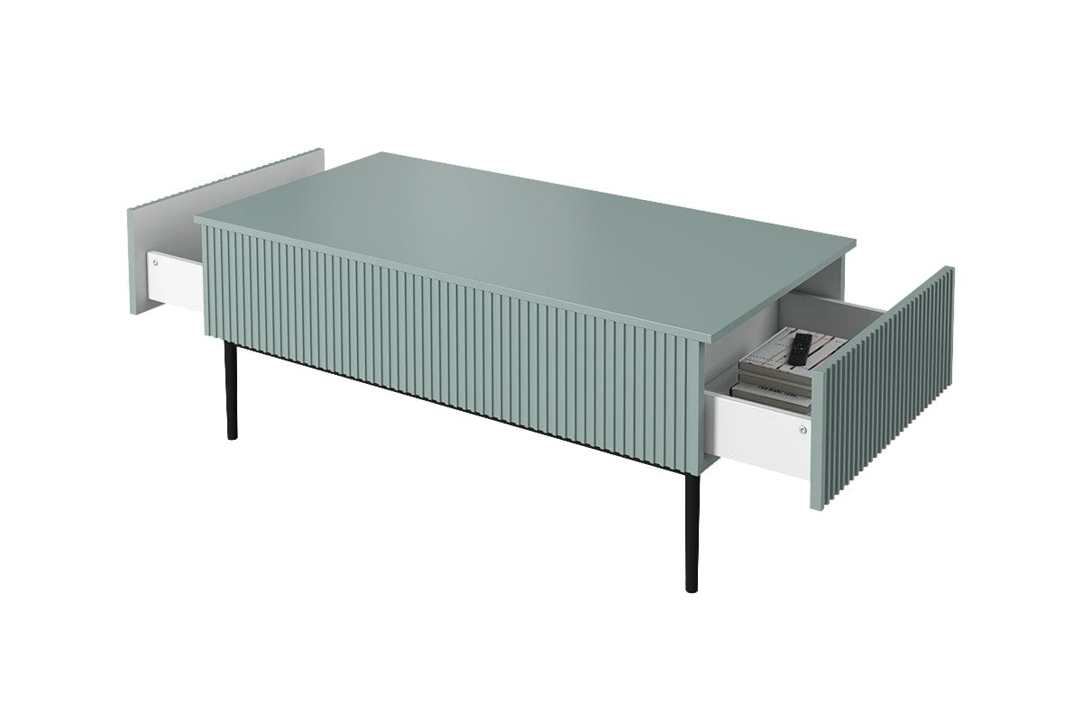 Set mobili soggiorno Nicole Grande Verde, 4 pezzi (5)