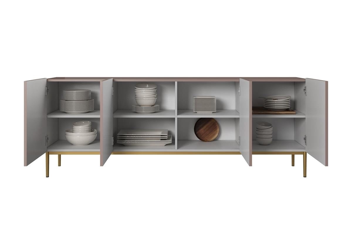 Set mobili soggiorno Nicole Rosa, 3 pezzi (5)