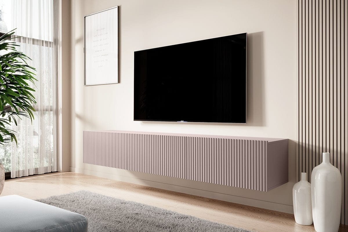 Set mobili soggiorno Nicole Rosa, 4 pezzi (1)