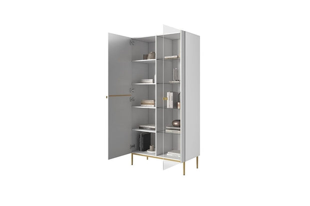 Set mobili soggiorno Nicole Slim Bianco, 4 pezzi (2)