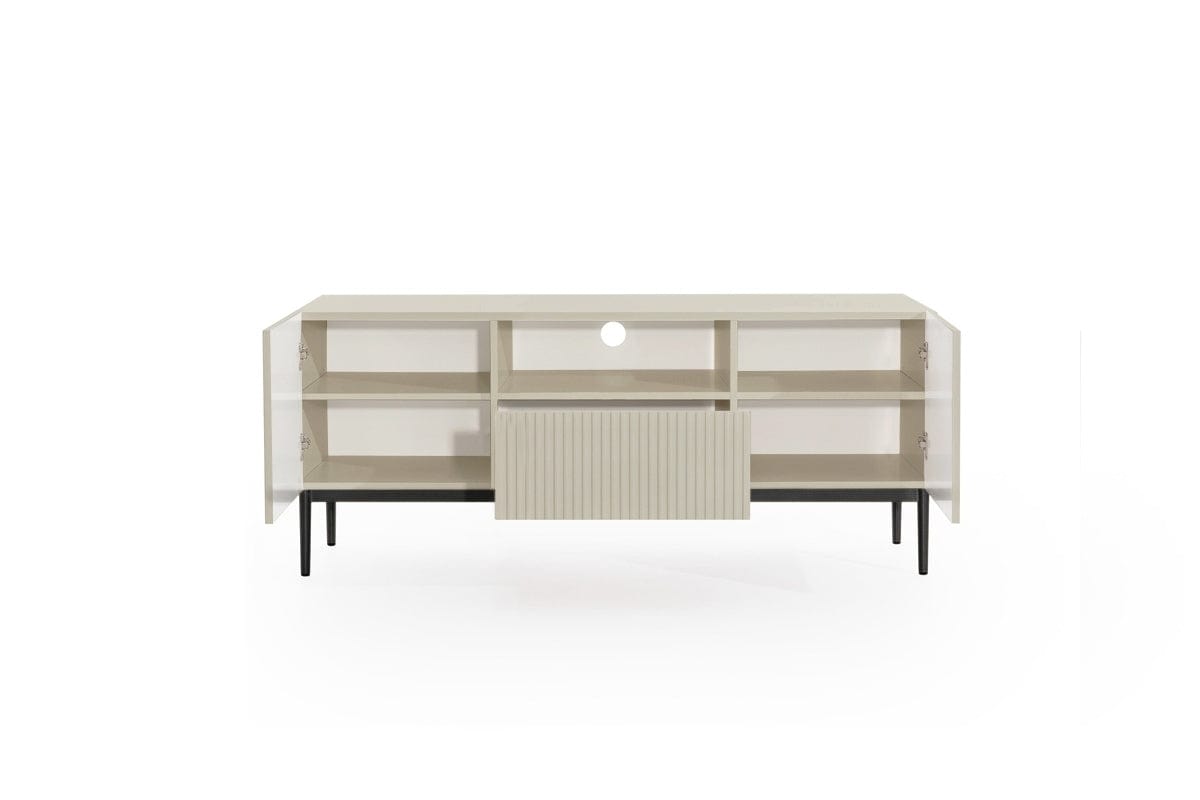Set mobili soggiorno Nicole Slim Crema, 4 pezzi (9)