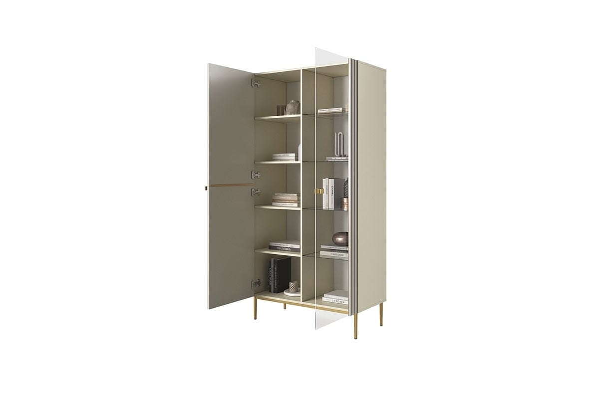 Set mobili soggiorno Nicole Slim Crema, 4 pezzi (2)