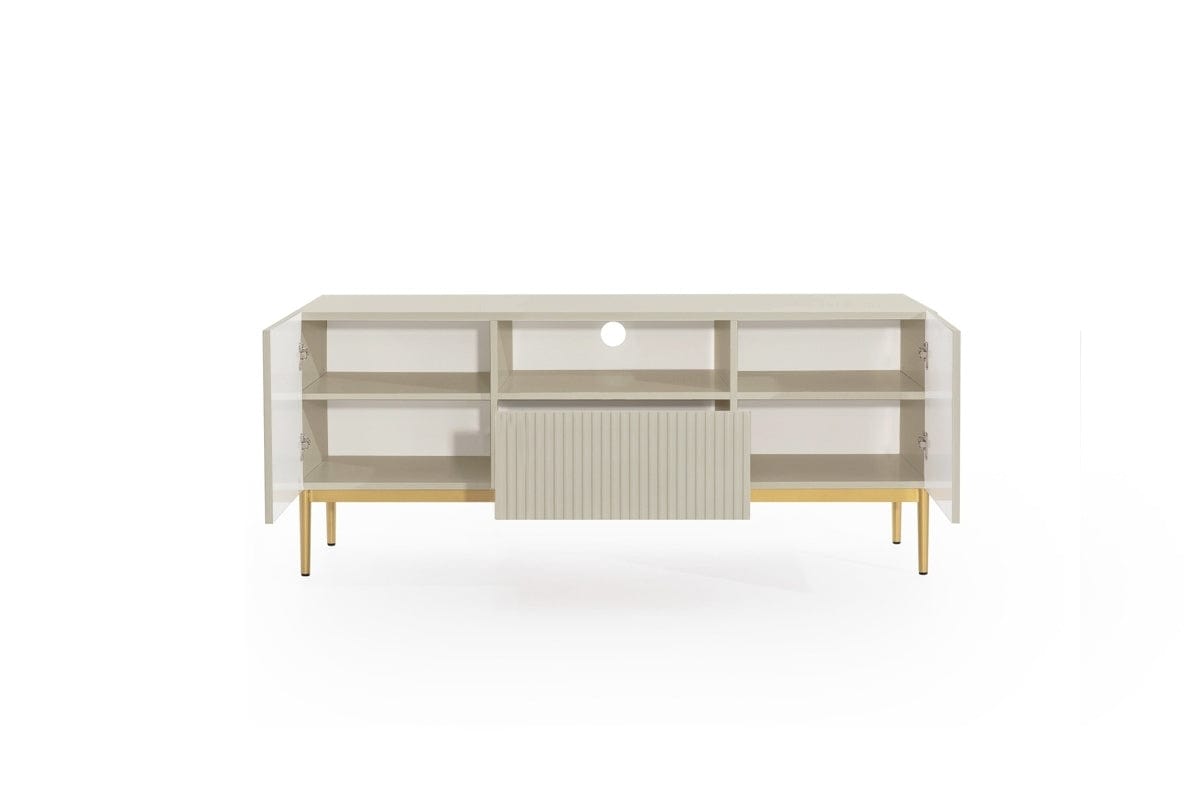 Set mobili soggiorno Nicole Slim Crema, 4 pezzi (8)