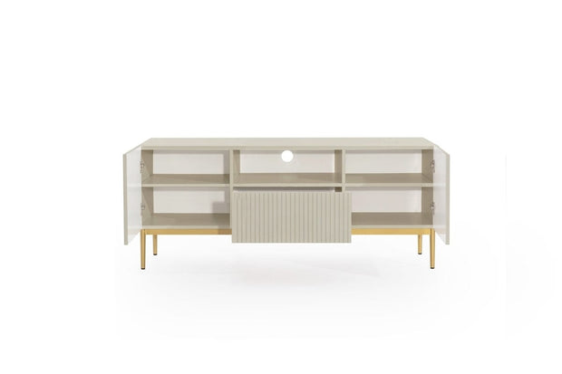 Set mobili soggiorno Nicole Slim Crema, 4 pezzi (8)