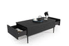 Set mobili soggiorno Nicole Slim Nero, 4 pezzi (5)