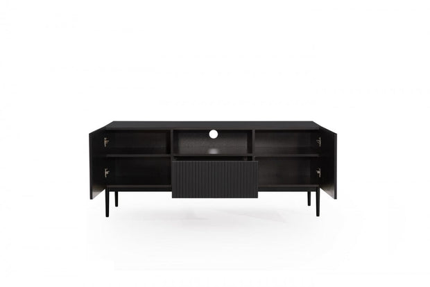 Set mobili soggiorno Nicole Slim Nero, 4 pezzi (11)