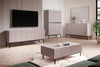 Set mobili soggiorno Nicole Slim Rosa, 4 pezzi