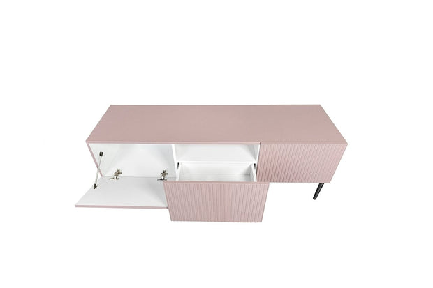 Set mobili soggiorno Nicole Slim Rosa, 4 pezzi (7)