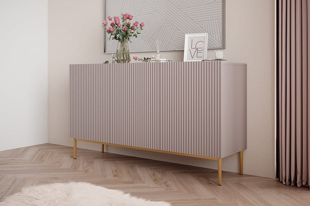 Set mobili soggiorno Nicole Slim Rosa, 4 pezzi (4)
