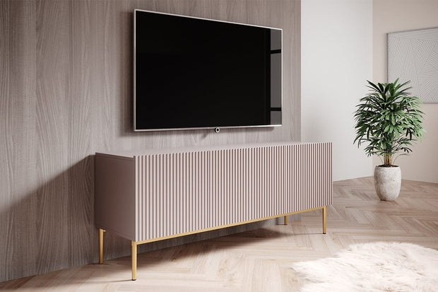 Set mobili soggiorno Nicole Slim Rosa, 4 pezzi (7)