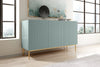 Set mobili soggiorno Nicole Slim Verde, 4 pezzi (1)