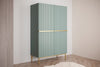 Set mobili soggiorno Nicole Slim Verde, 4 pezzi (4)