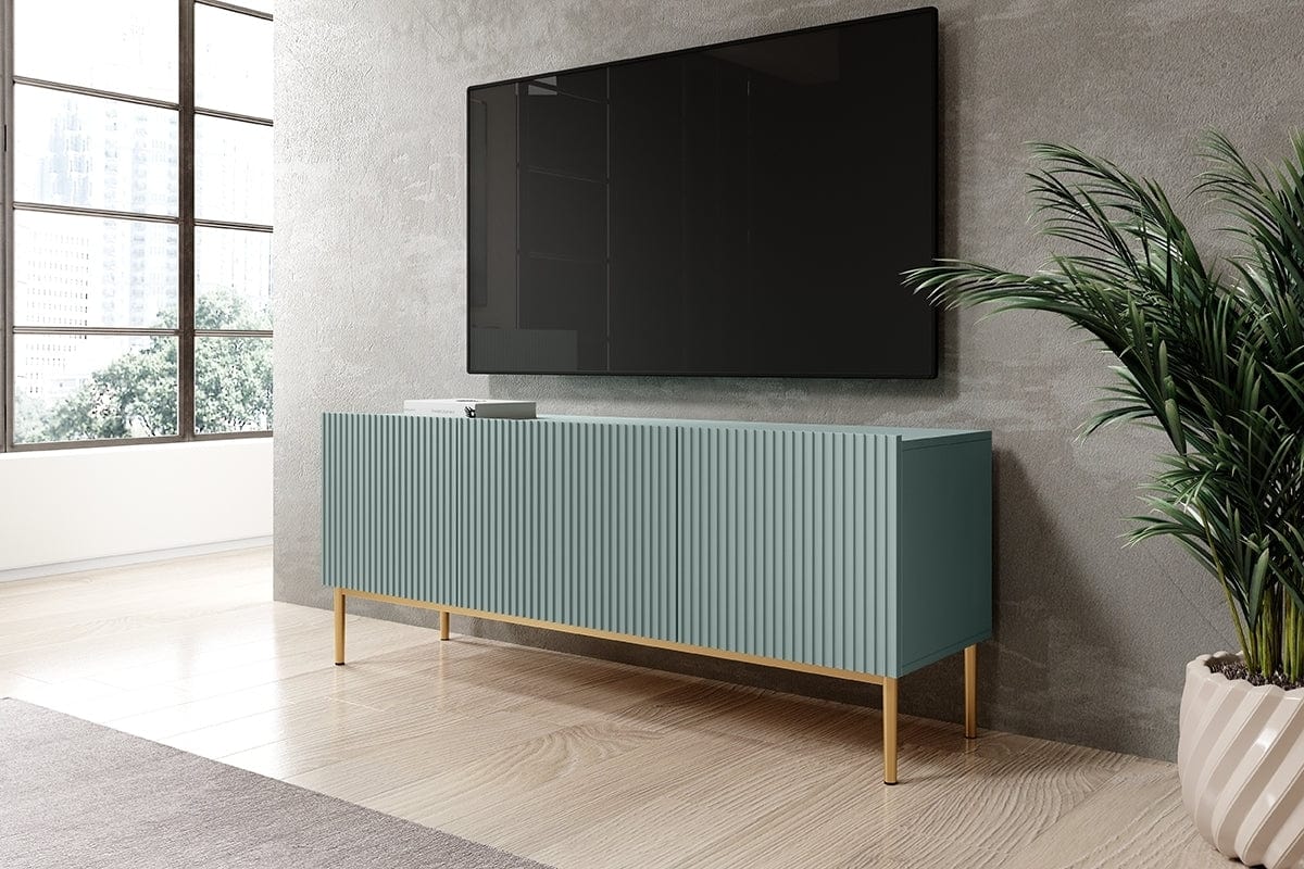 Set mobili soggiorno Nicole Slim Verde, 4 pezzi (7)