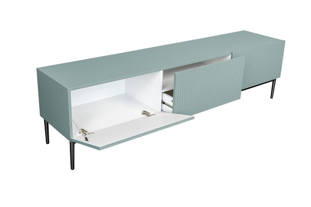 Set mobili soggiorno Nicole Verde, 3 pezzi (5)