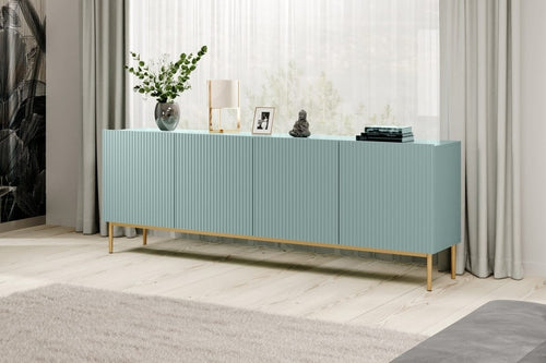 Set mobili soggiorno Nicole Verde, 3 pezzi (1)