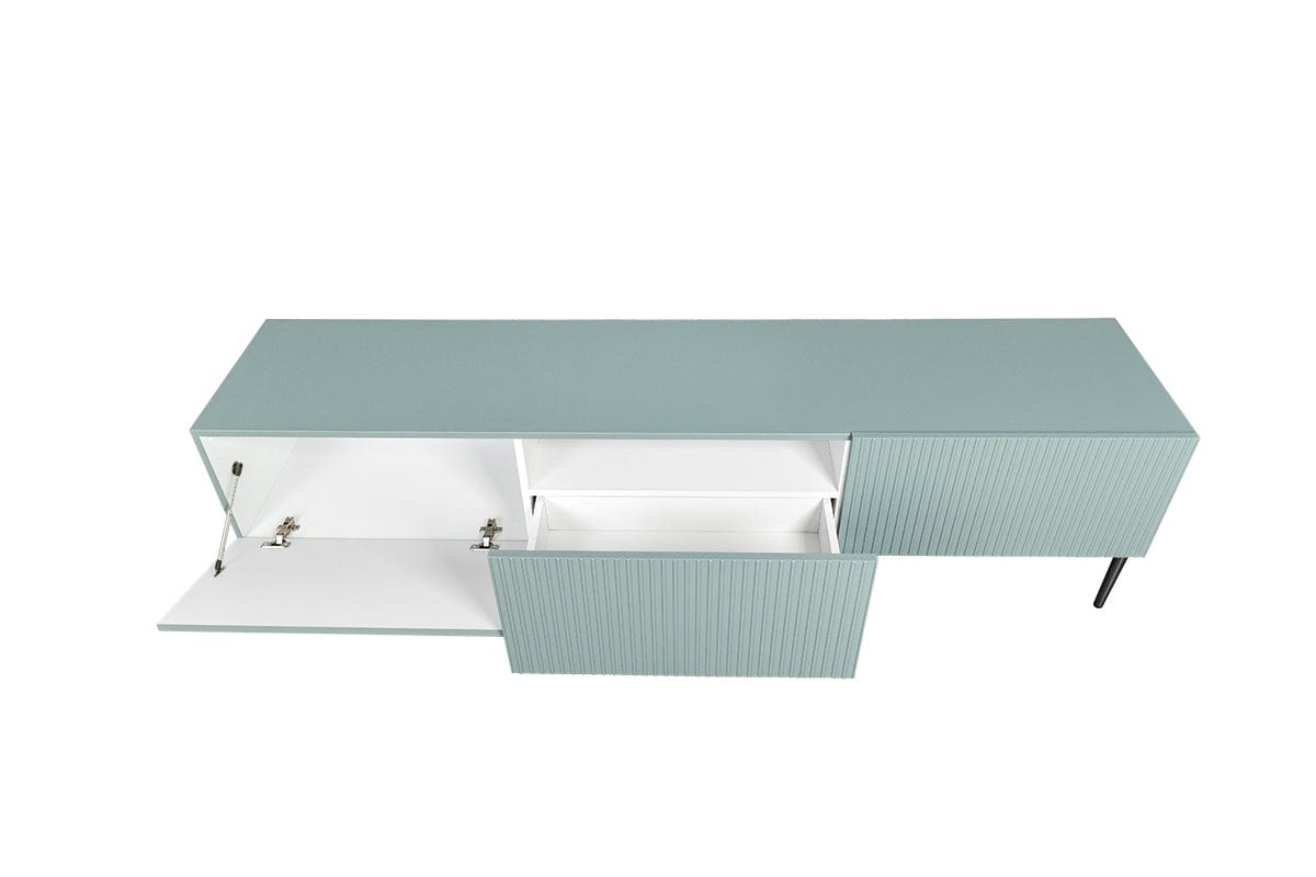 Set mobili soggiorno Nicole Verde, 5 pezzi (9)