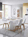 Set sala da pranzo Futura Bianco, 4 pezzi (6)
