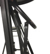 Set Tavolo con 4 sgabelli da bar pieghevole Beirut Nero (3)