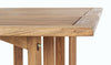 Set tavolo da giardino estensibile e 4 sedie pieghevole Noemi Naturale (13)