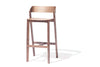 Ton Sgabello alto Merano in noce, l44xl36xh99 cm