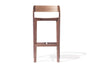 Ton Sgabello alto Merano in noce, l44xl36xh99 cm