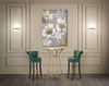 Sgabello Bar Luxy Verde cm 46x48x96 (Altezza Seduta 75cm) (1)