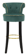Sgabello Bar Luxy Verde cm 46x48x96 (Altezza Seduta 75cm) (2)