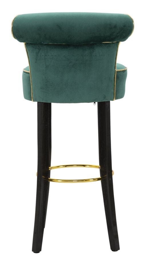 Sgabello Bar Luxy Verde cm 46x48x96 (Altezza Seduta 75cm) (3)