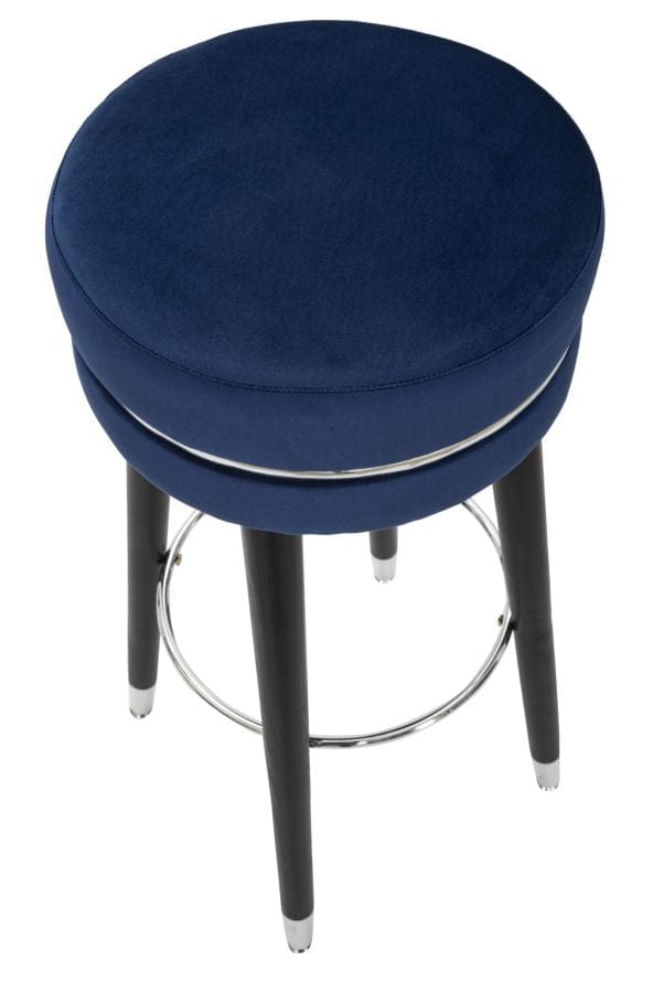 Sgabello Bar Paris Blu/Silver cm Ø 35x74 (3)