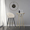 Sgabello Bar Prague Crema cm 55x56x104 (Altezza Seduta 80cm) (1)