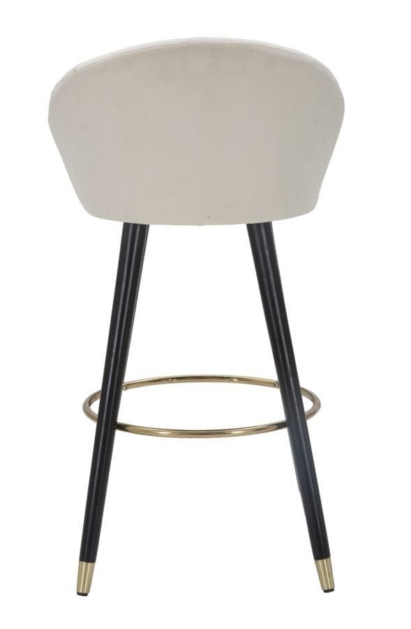 Sgabello Bar Prague Crema cm 55x56x104 (Altezza Seduta 80cm) (4)