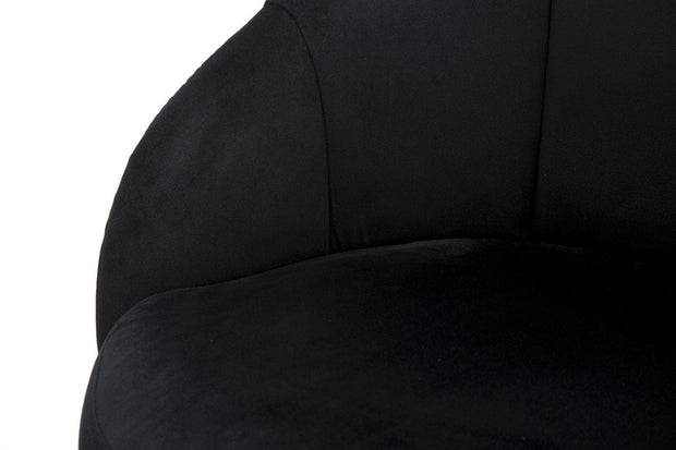 Sgabello Bar Prague Nero cm 55x56x104 (Altezza Seduta 80cm) (6)