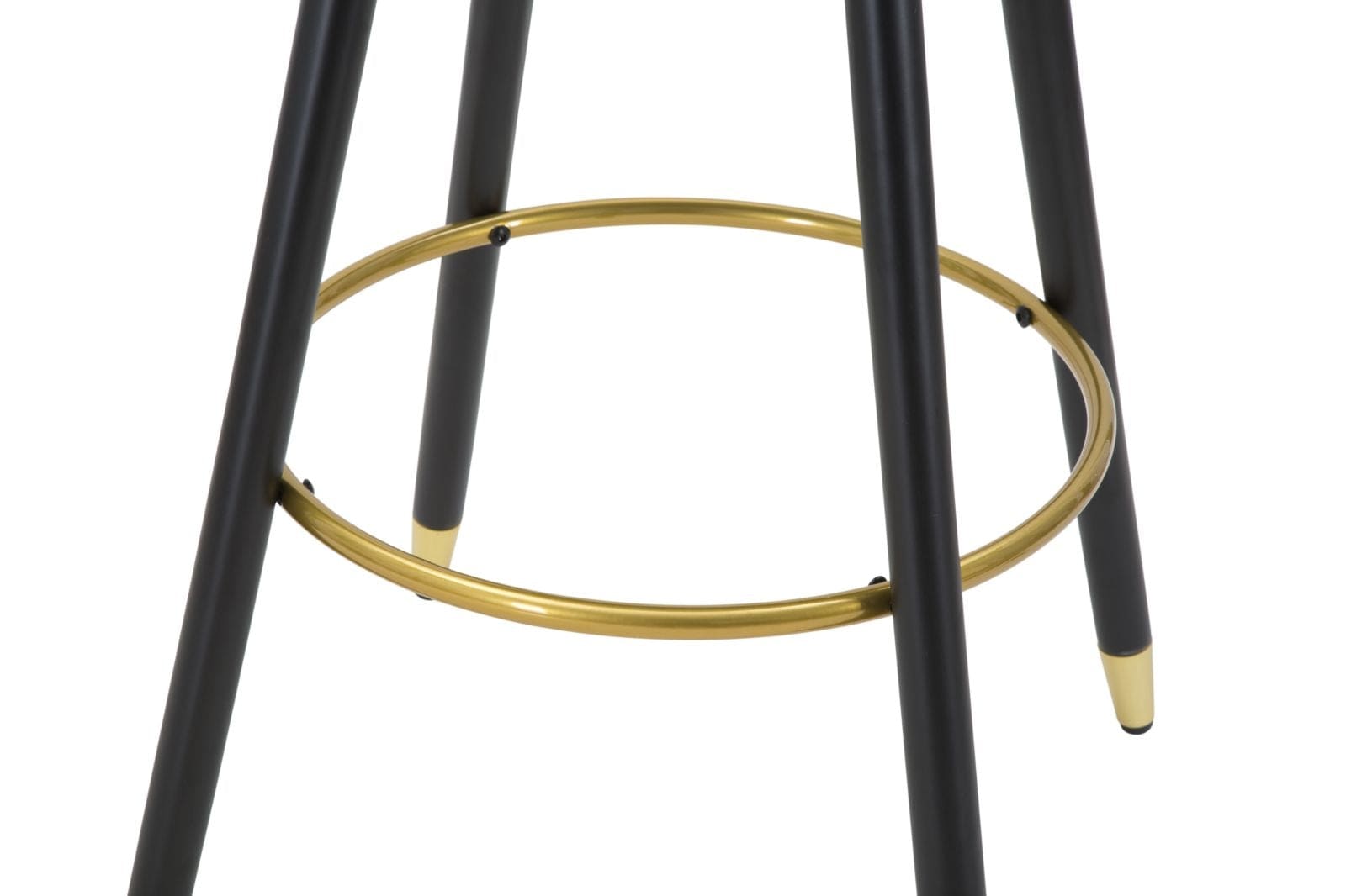 Sgabello Bar Prague Nero cm 55x56x104 (Altezza Seduta 80cm) (7)