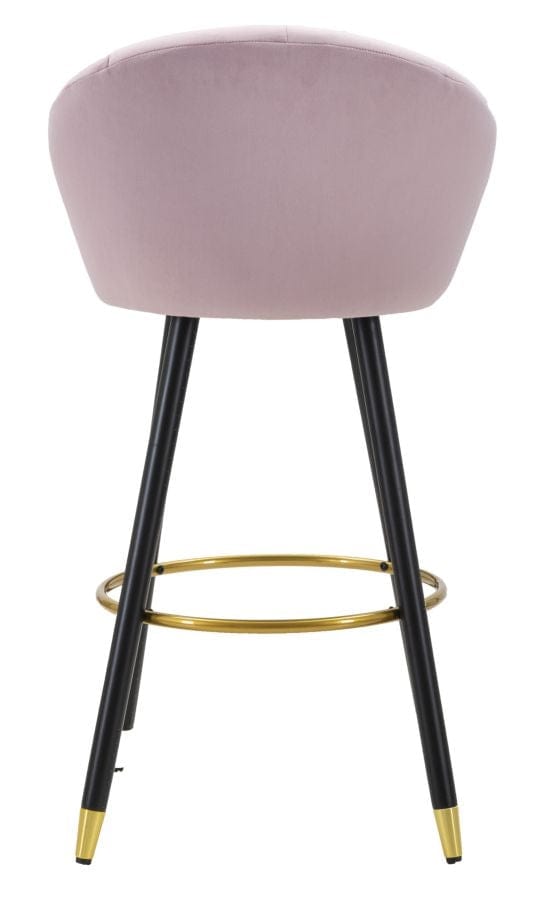 Sgabello Bar Prague Rosa cm 55x56x104 (Altezza Seduta 80cm) (4)
