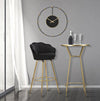 Sgabello Bar Vienna Nero cm 55x53x110 (Altezza Seduta 88 cm) (1)