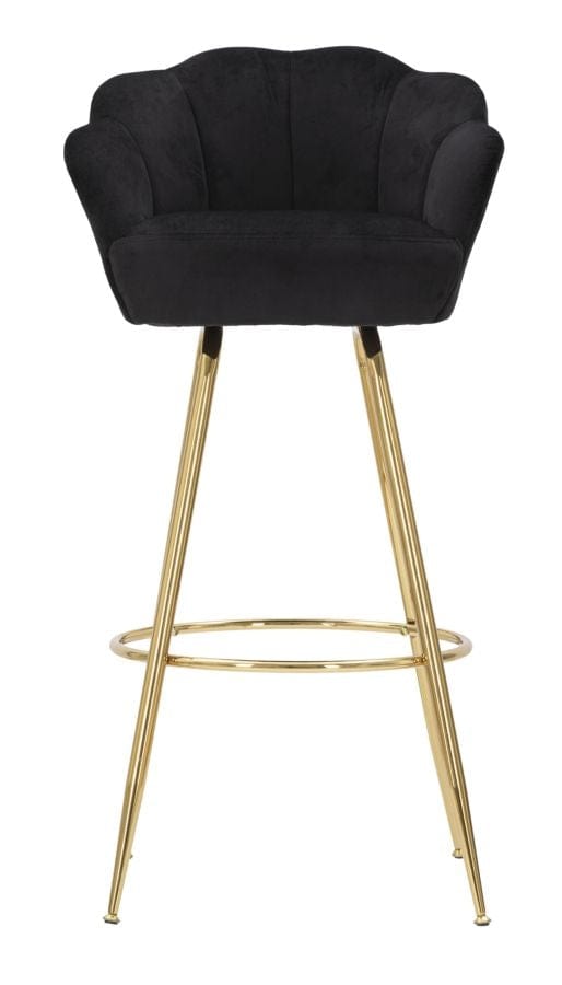 Sgabello Bar Vienna Nero cm 55x53x110 (Altezza Seduta 88 cm) (2)