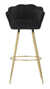 Sgabello Bar Vienna Nero cm 55x53x110 (Altezza Seduta 88 cm) (2)