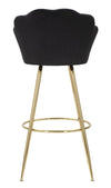 Sgabello Bar Vienna Nero cm 55x53x110 (Altezza Seduta 88 cm) (3)