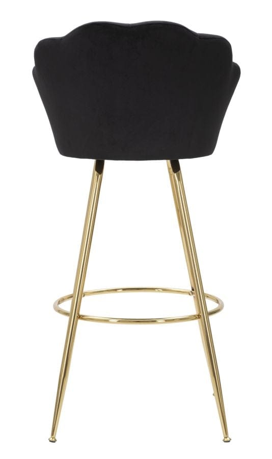 Sgabello Bar Vienna Nero cm 55x53x110 (Altezza Seduta 88 cm) (3)
