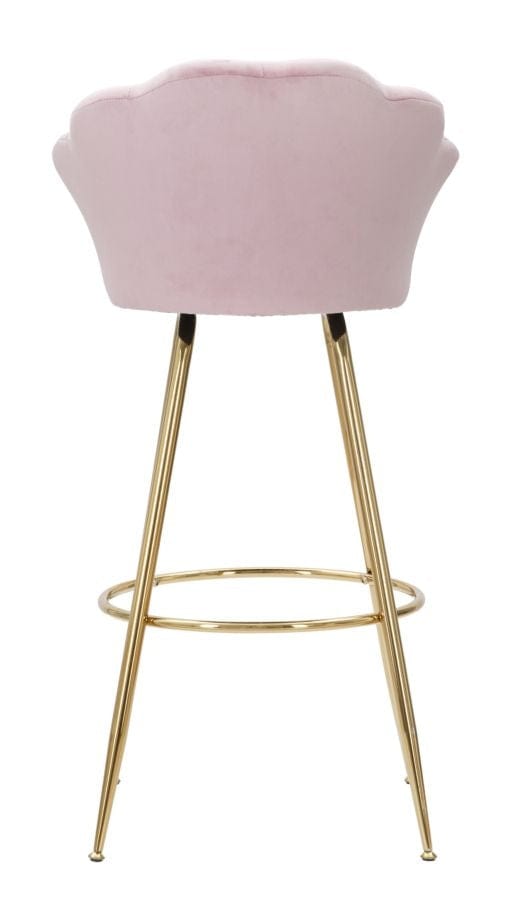 Sgabello Bar Vienna Rosa cm 55x53x110 (Altezza Seduta 88 cm) (3)
