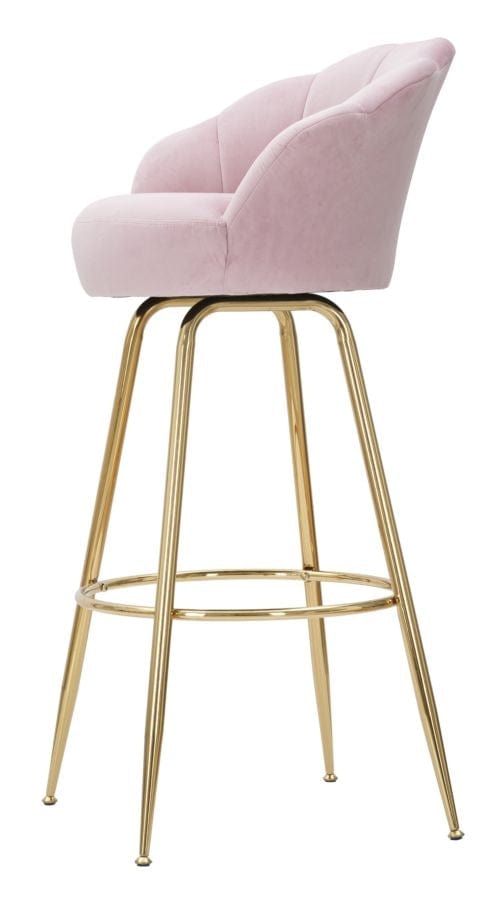 Sgabello Bar Vienna Rosa cm 55x53x110 (Altezza Seduta 88 cm) (4)