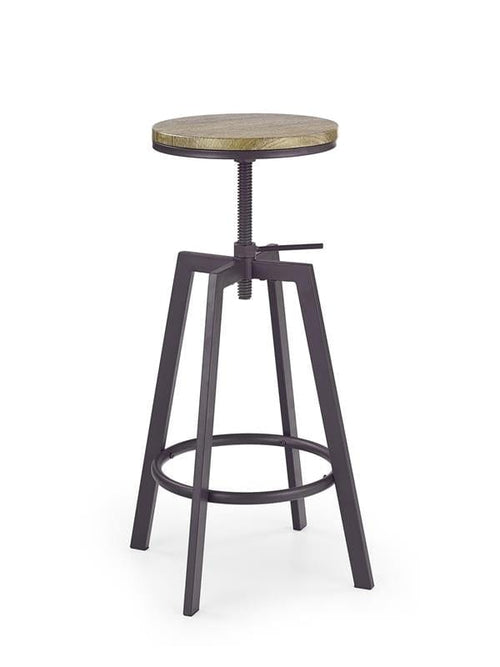 Halmar Sgabello da bar Hoku-64 Marrone